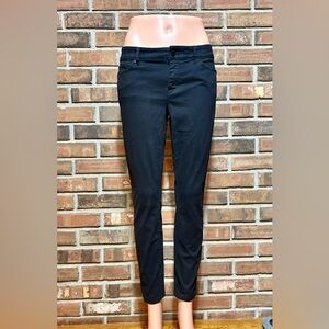 White House Black Market Black Pants Lo-Rise Size 6 The Skinny Ankle Stretch